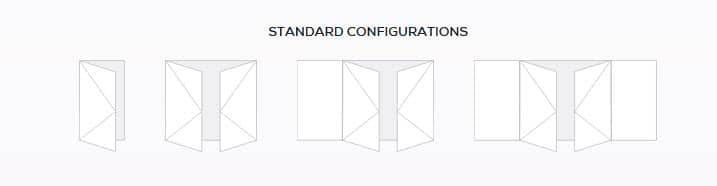 hinged standard configurations