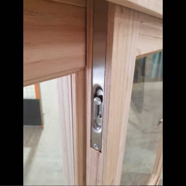 Sliding Window - 900h x 1800w Solid Mindi Hardwood w/ Clear Glass *New* 45326 - Image 4