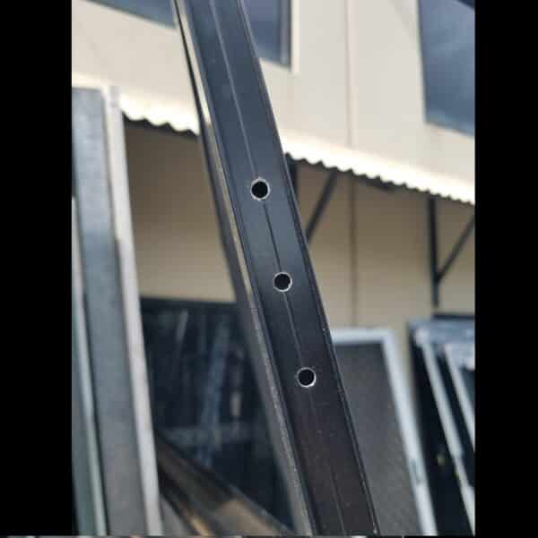 Fly Screen Door - 2350h x 898w Black Hinged Screen No Handle *Factory 2nd* 45524 - Image 4