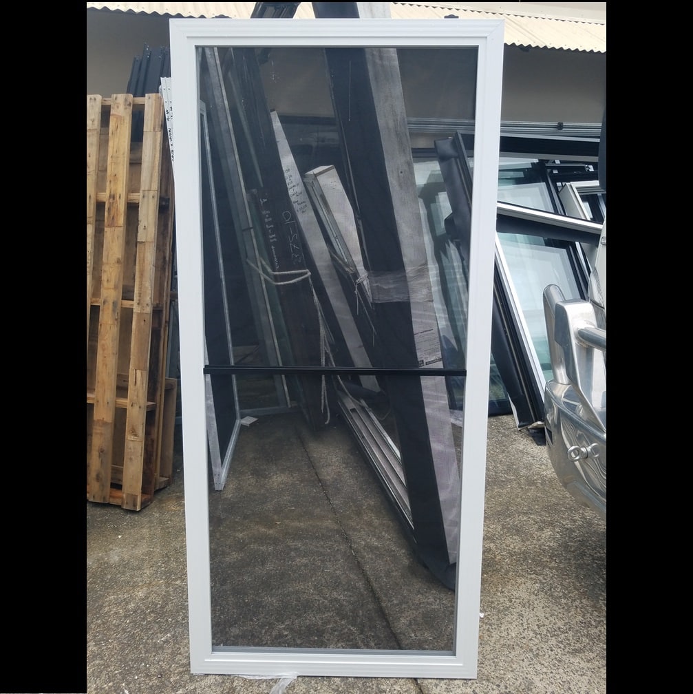 Fly Screen Door H X W White Sliding Screen No Handle Factory