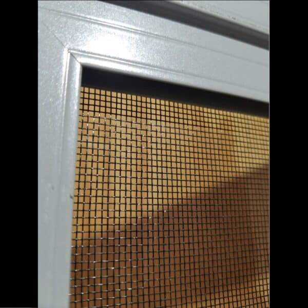 Fly Screen Door - 2025h x 850w Ultra Silver Hinged Screen No Handle *Factory 2nd* 45202 - Image 2