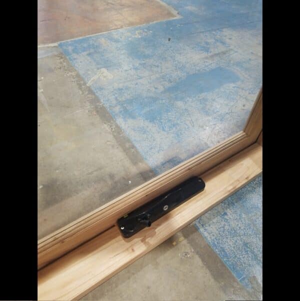 Awning Window - 900h x 1800w Solid Mindi Hardwood w/ Clear Glass *NEW* 45795 - Image 3