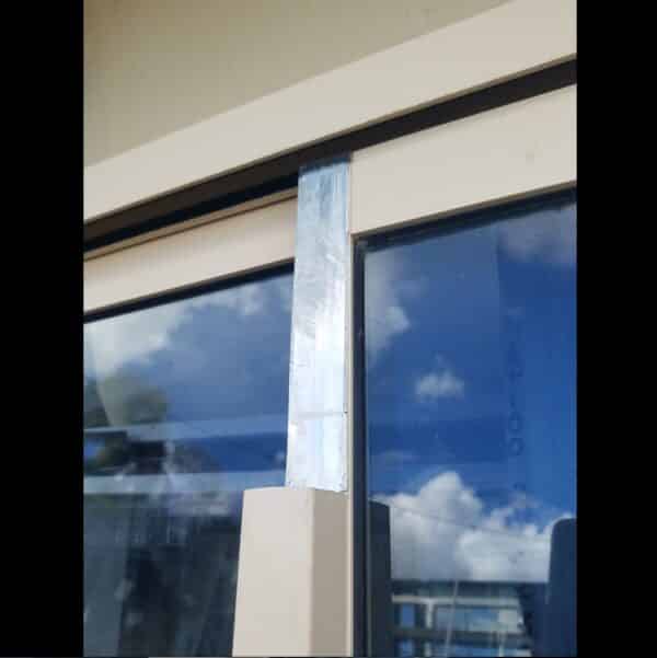Sliding Door - 2160h x 2900w Stone Beige w/ Grey Tinted Glass *2nd Hand* 45796 - Image 3