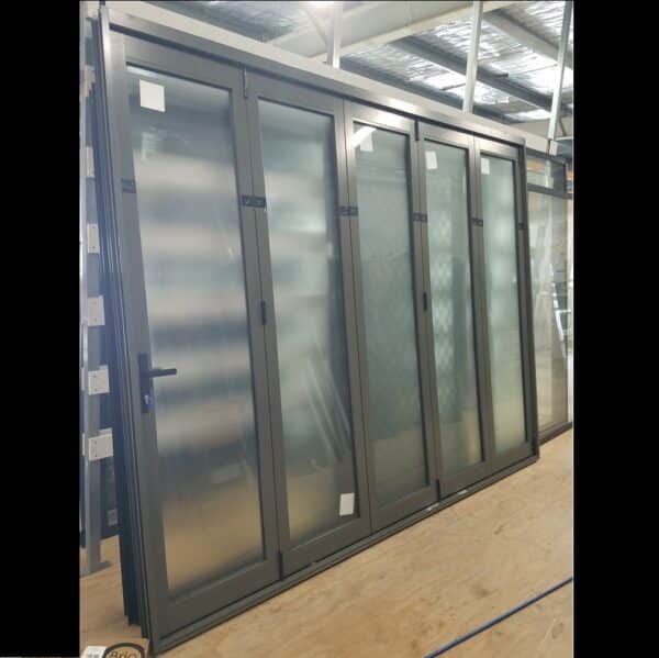 Woodland Grey Bifold Door 2365x3100 – Factory 2nd QLD