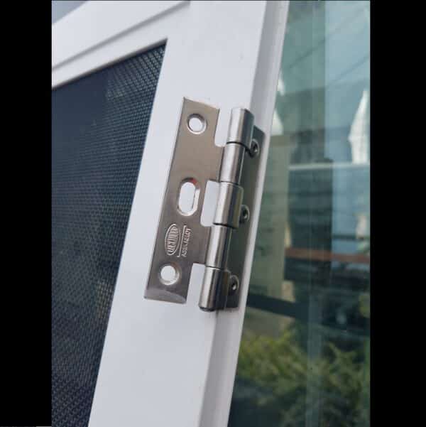 Stainless View Screen Door - 2067h x 815w White Hinged Screen *Factory 2nd* 45841 - Image 4