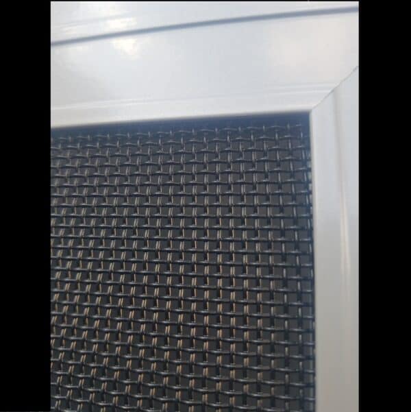 Stainless Steel View Screen Door - 2052h x 1355w Ultra Silver Sliding Screen No Handle *Factory 2nd* 45893 - Image 2