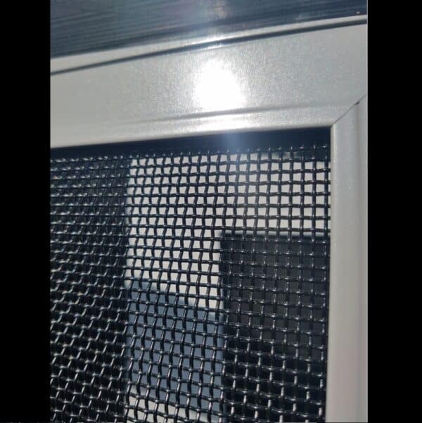 Stainless Steel View Screen Door - 2052h x 1062w Ultra Silver Sliding Screen No Handle *Factory 2nd* 45898 - Image 2