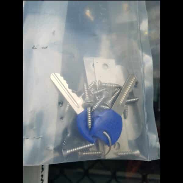 Stainless Steel View Screen Door - 2352h x 818w Monument Hinged Screen *Factory 2nd* 45906 - Image 5