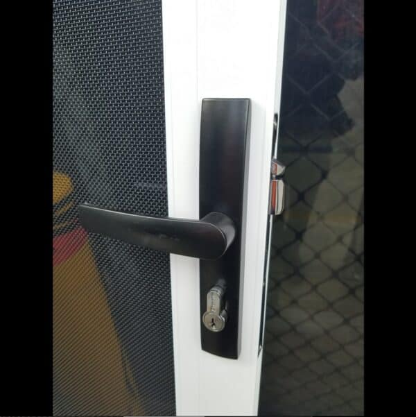 Stainless Steel View Screen Door - 2335h x 815w White Hinged Screen *Factory 2nd* 45908 - Image 3