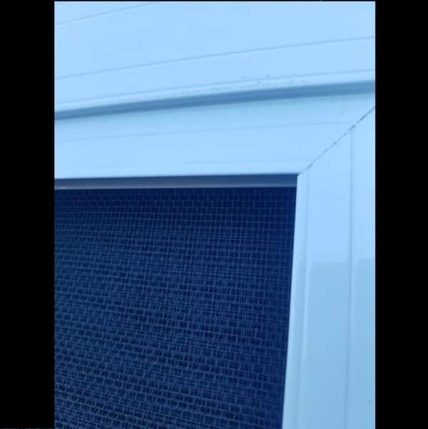 Fly Screen Door - 2052h x 1420w White Sliding Screen No Handle *Factory 2nd* 45913 - Image 2