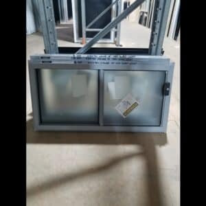 Sliding Window 450x910 Ultra Silver Obscure | Brisbane