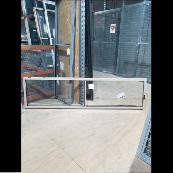 Sliding Window 600x2410 Stone Beige Clear in Logan AU