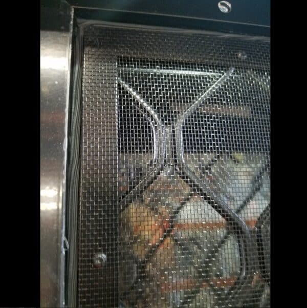Sliding Door with Diamond Grill Screen - 2100h x 2410w Black w/ Clear Glass *NEW* 45959 - Image 2