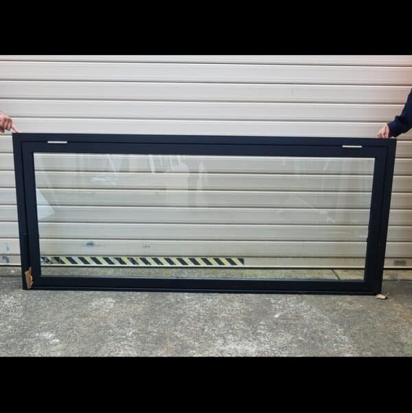 New Gas Strut Awning Window 900H x 2110W Black Frame
