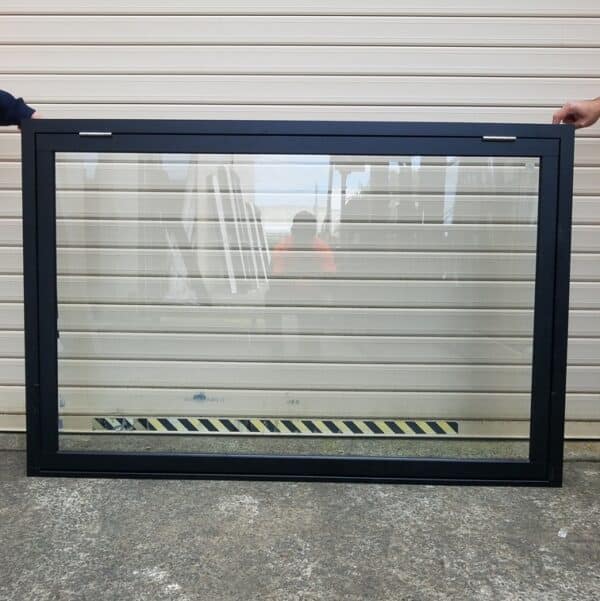 New Gas Strut Awning Window 1200H x 1810W Black Frame