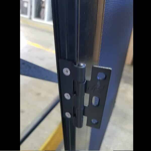 Stainless Steel Screen Door - 2362h x 818w Black Hinged *Factory 2nd* 46109 - Image 4