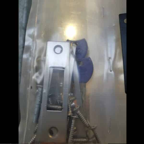 Stainless Steel Screen Door - 2362h x 818w Black Hinged *Factory 2nd* 46109 - Image 5
