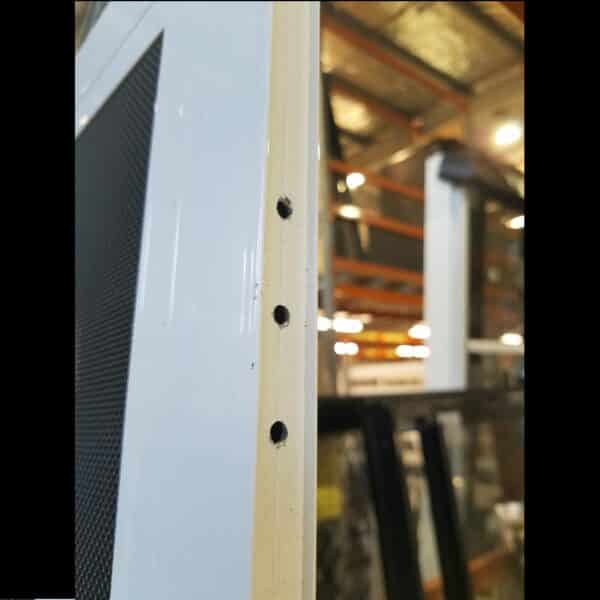 Stainless Steel Screen - 2345h x 722w White, Hinged *Factory 2nd* 46112 - Image 4