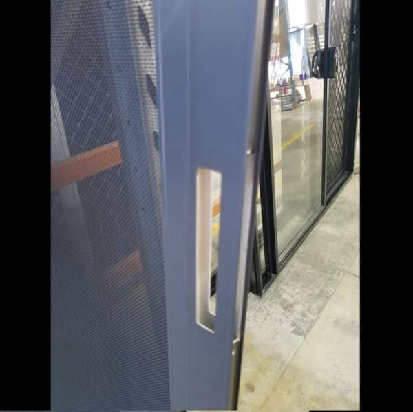 Stainless Steel Screen - 2350h x 820w Monument, Hinged No Handle *Factory 2nd* 46113 - Image 3