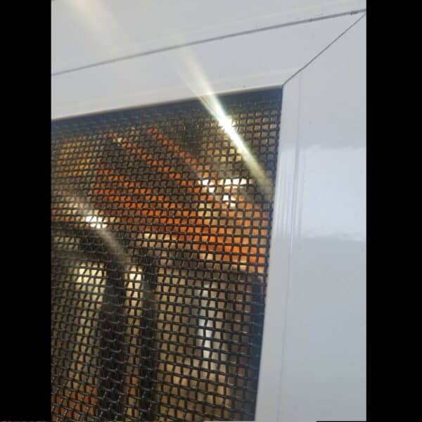 Stainless Steel Screen 2050h x 1075w White, Sliding *Factory 2nd* 46127 - Image 2