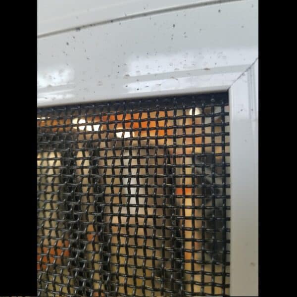 Stainless Steel Screen - 2052h x 825w White, Sliding No Handle *Factory second* 46130 - Image 2