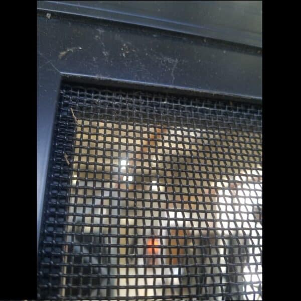 Stainless Steel Screen - 2296h x 1062w Black, Sliding *Factory 2nd* 46135 - Image 2