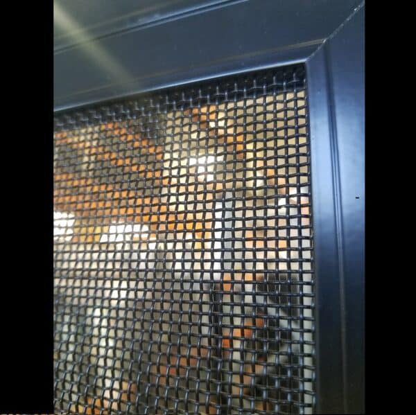 Stainless Steel Screen - 2343h x 1345w Black, Sliding No Handle *Factory 2nd* 46139 - Image 2