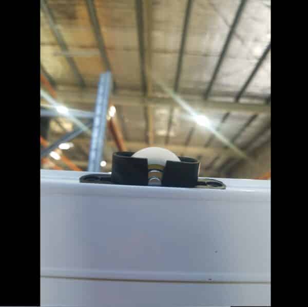 Stainless Steel Screen - 2352h x 989w White, Sliding No Handle *Factory 2nd* 46140 - Image 3
