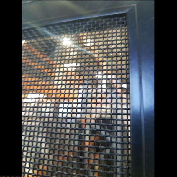 Stainless Steel Screen - 2360h x 1002w Black, Sliding No Handle *Factory 2nd* 46145 - Image 2