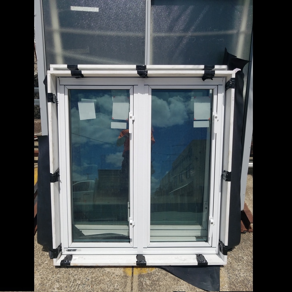 Casement Window - 1140h x 1035w Textura White w/ Clear Glass *Factory 2nd* 46206 1 Casement Window