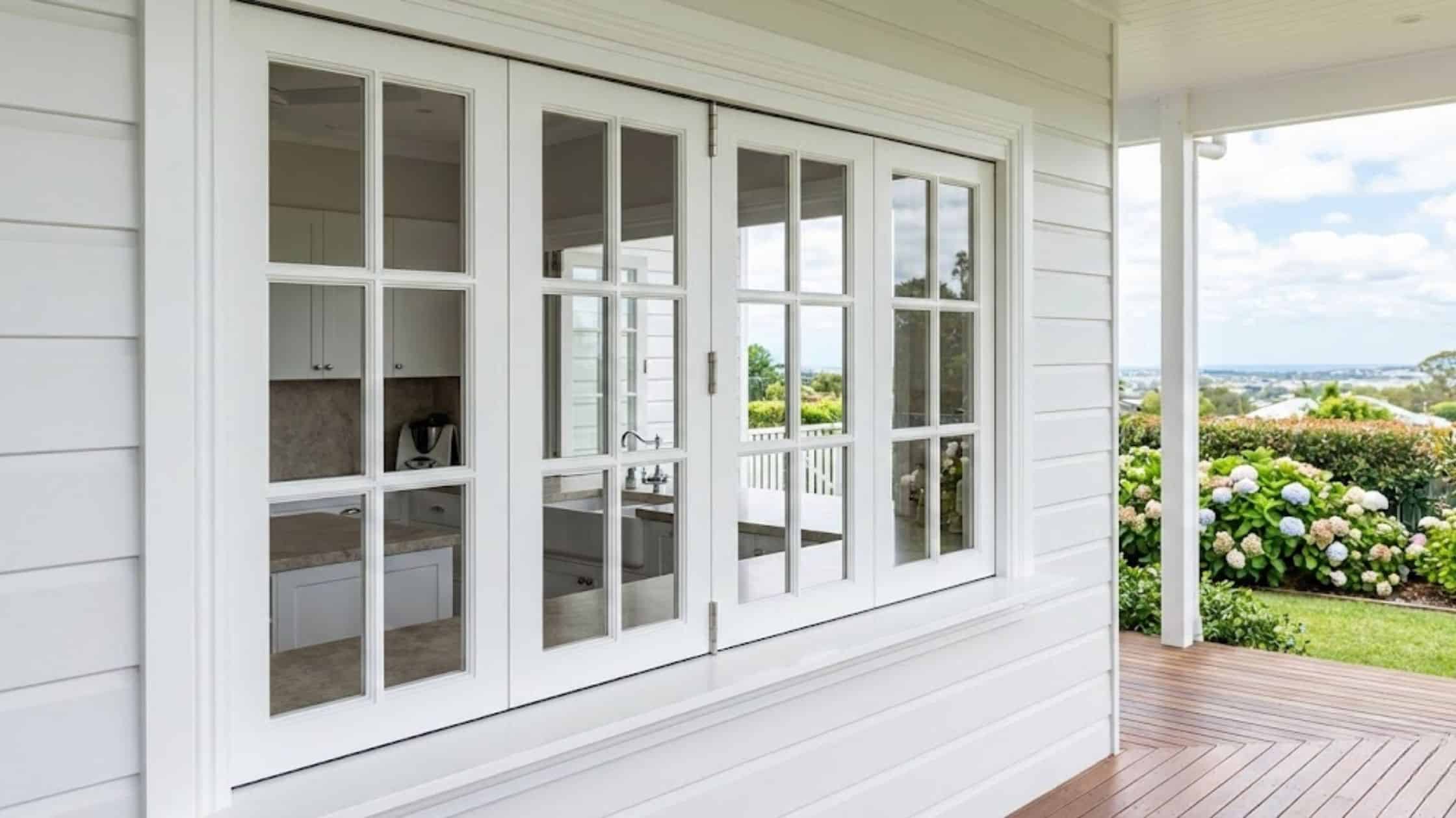 Hampston Style Home Bifold windows v2