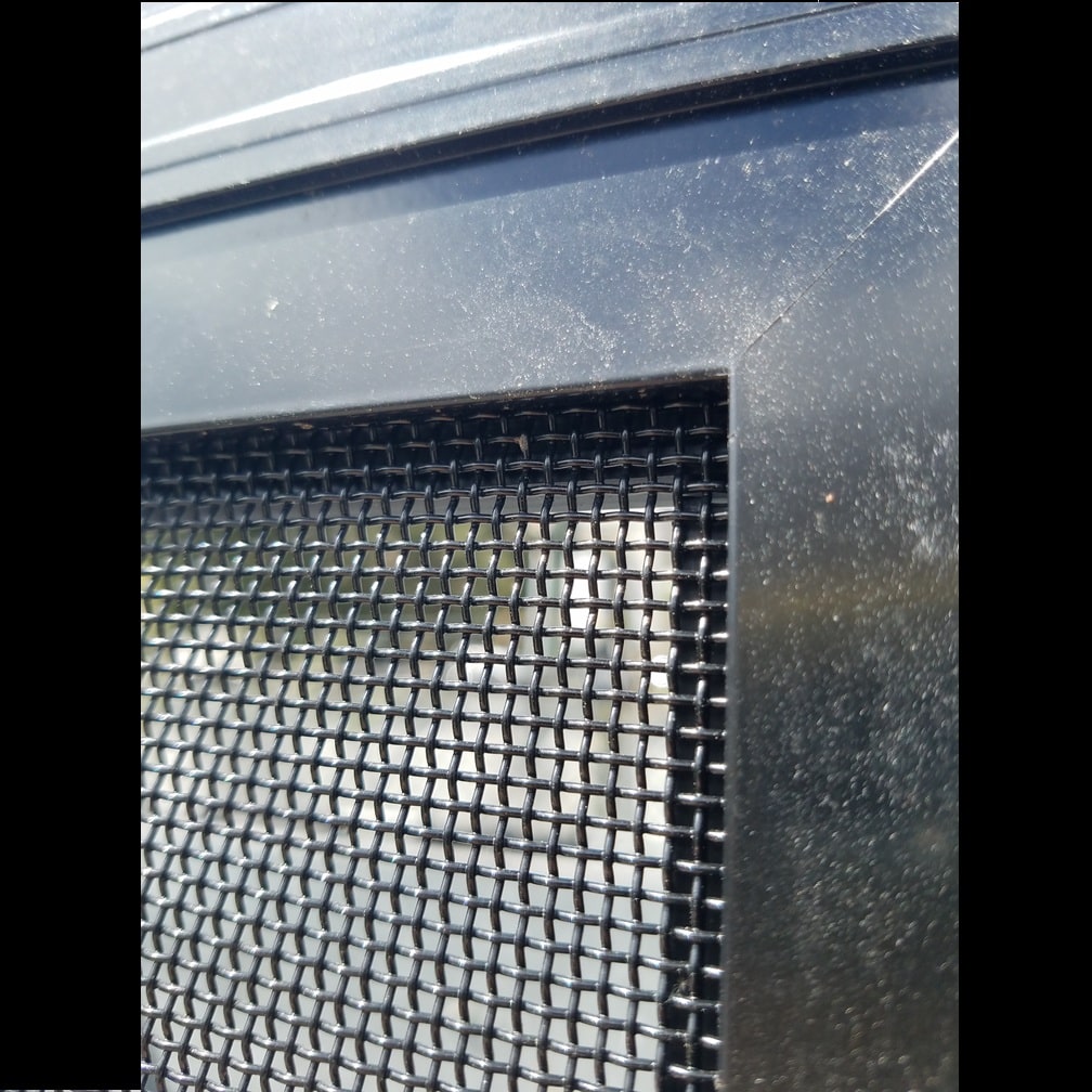 Stainless Steel Screen - 2052h x 1165w Black, Sliding No Handle *Factory 2nd* 46280 2 Stainless Steel Screen - 2052h x 1165w Black, Sliding No Handle *Factory 2nd* 46280 - Image 2