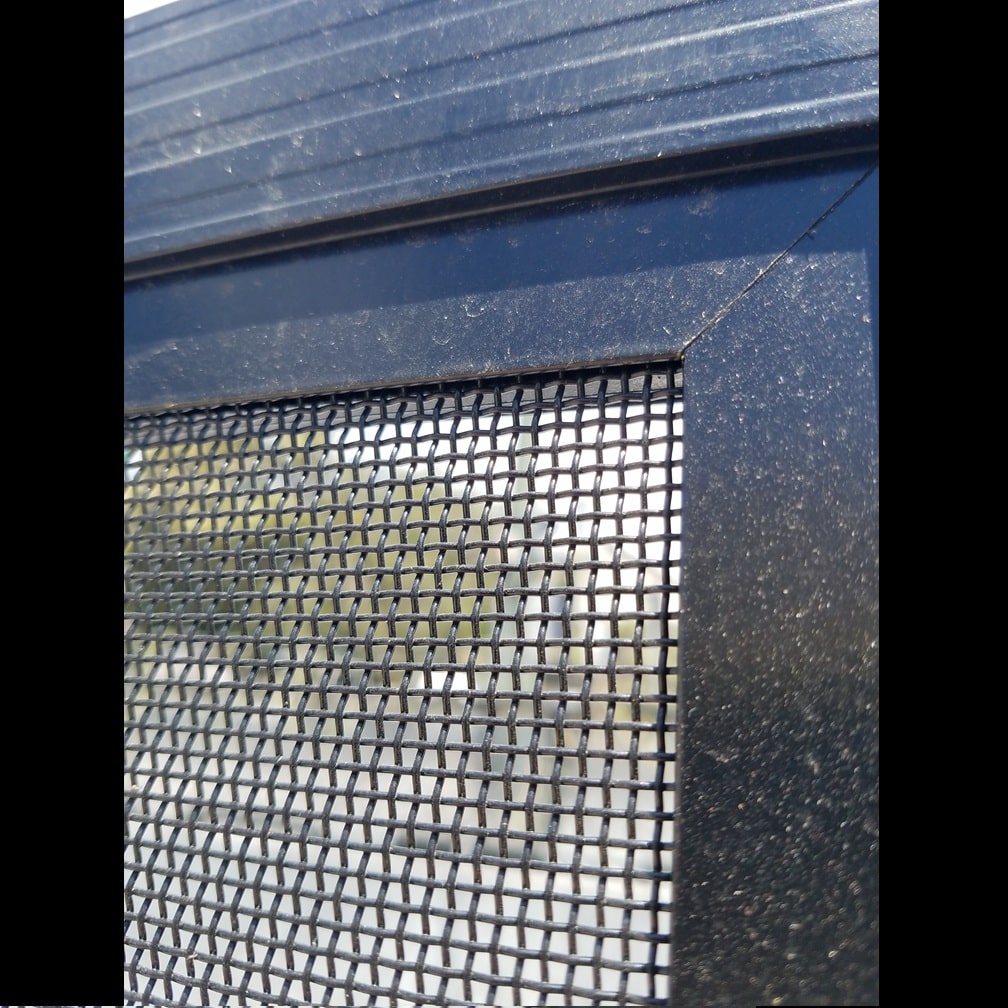 Stainless Steel Screen - 2055h x 1293w Black, Sliding No Handle *Factory 2nd* 46281 2 Stainless Steel Screen - 2055h x 1293w Black, Sliding No Handle *Factory 2nd* 46281 - Image 2