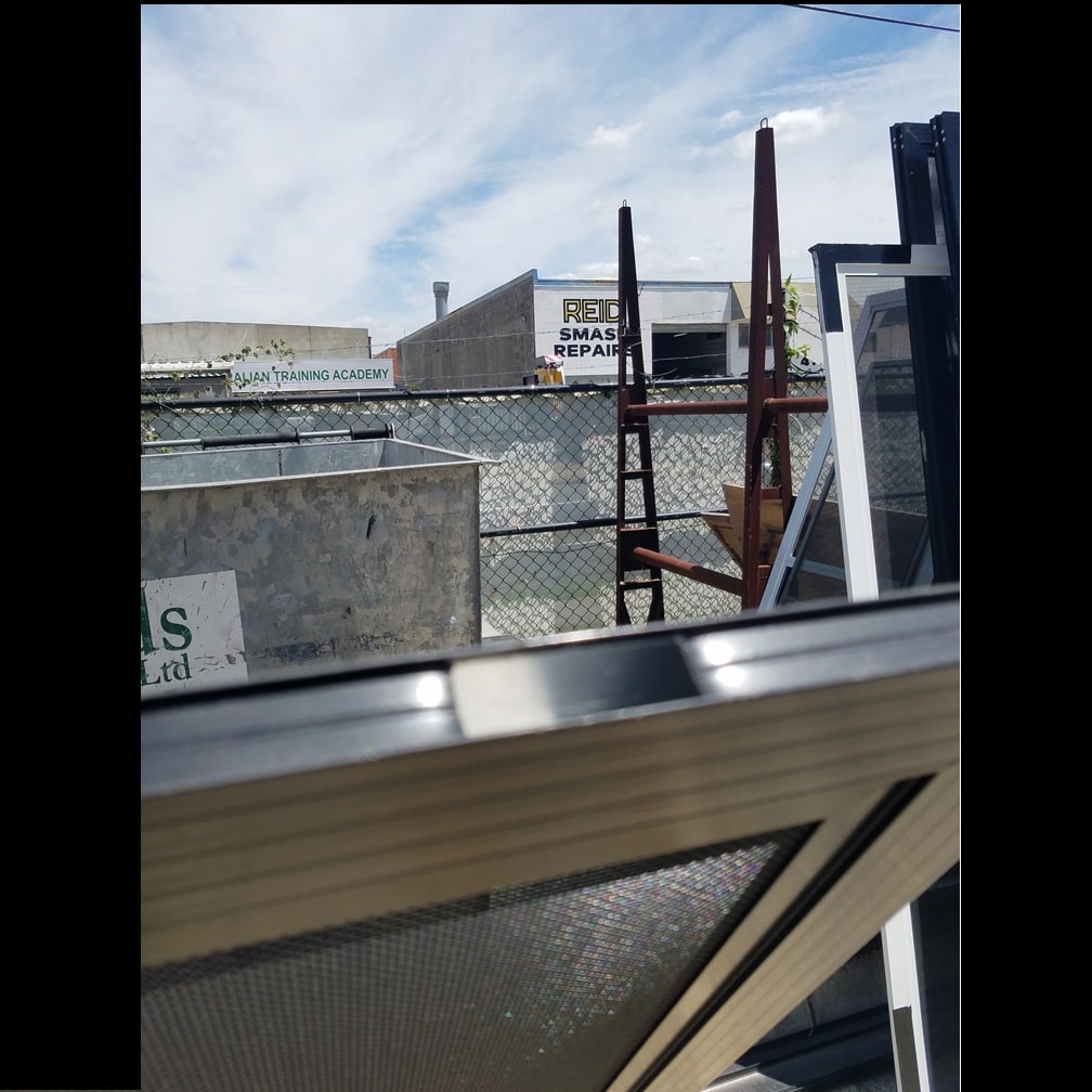 Stainless Steel Screen - 2055h x 1293w Black, Sliding No Handle *Factory 2nd* 46281 3 Stainless Steel Screen - 2055h x 1293w Black, Sliding No Handle *Factory 2nd* 46281 - Image 3