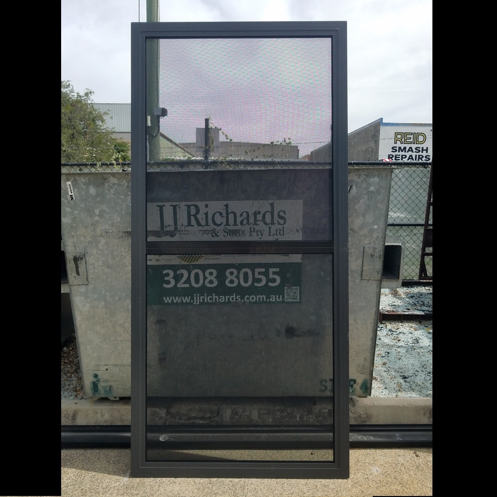 Stainless Steel Screen - 2352h x 1122w Monument, Sliding No Handle *Factory 2nd* 46287 1 Sliding Stainless Steel View Screen