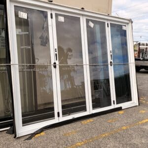 Aluminium Bifold Doors 2 Bifold Door 2400x3810 Pearl White – Factory Second | A&D