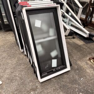 Aluminium Awning Windows 1 Awning Window 1200h x 610w Textura Black 2nd