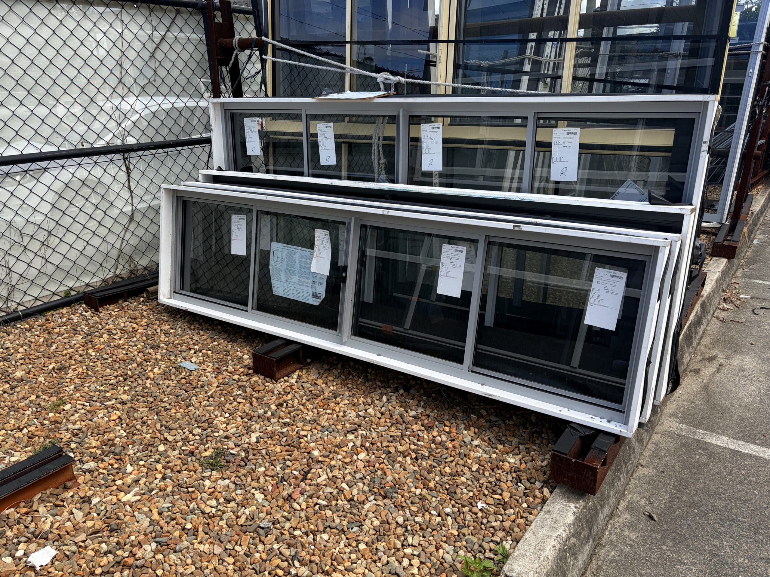 Sliding Window – 600h x 2410w Ultra Silver w/ Clear Glass *Factory 2nd* 80042