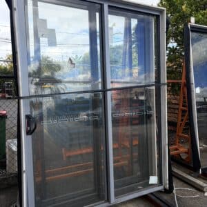 Aluminium Sliding and Stacker 43 Sliding Door 2400x1810 Ultra Silver | Factory 2nd